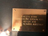 Very Rare Baretta 9mm 92FS 470th Anniversary - 6 of 11