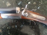 T. Wild Hammer Gun, Back Action Side Lock. 12 gauge - 2 of 6