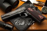 COLT M1991 .45ACP HAND ENGRAVED - 13 of 15