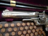 ENGRAVED S&W No. 1 REVOLVER IN EXCELLENT GUTTA PERCHA CASE - 4 of 15