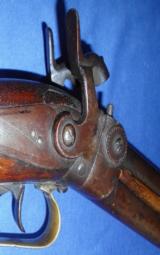 ANTIQUE 1860s PERCUSSION OVER UNDER BUCK & BALL COMBINATION SPORTING GUN - 5 of 13