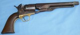 Antique ORIGINAL 1860 COLT ARMY REVOLVER INSPECTORS MARKS & CARTOUCH 1862 WAR USED - 11 of 15