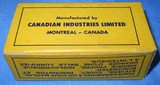 * Vintage AMMO CANUCK 25 STEVENS RIMFIRE RF SHORT FULL BOX NOS - 3 of 5