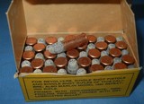 * Vintage AMMO CANUCK 25 RIMFIRE RF STEVENS LONG FULL BOX NOS - 3 of 4