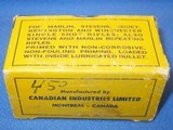 * Vintage AMMO CIL CANADIAN .25 STEVENS LONG RIMFIRE RF FULL BOX - 7 of 8
