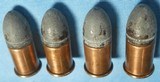 * Antique AMMO EARLY WINCHESTER 44 RIMFIRE RF SHORT 4 CARTRIDGES - 2 of 4