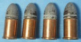 * Antique AMMO EARLY WINCHESTER 44 RIMFIRE RF SHORT 4 CARTRIDGES - 1 of 4