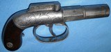 * Antique 1845 ALLEN THURBER PERCUSSION DERRINGER PISTOL - 9 of 17