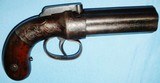 * Antique 1845 ALLEN THURBER PERCUSSION PEPPERBOX PISTOL 6 SHOT - 2 of 15