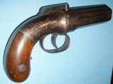 * Antique 1845 ALLEN THURBER PERCUSSION PEPPERBOX PISTOL 6 SHOT - 3 of 15