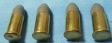 * Vintage AMMO .32 RIMFIRE SHORT FOUR 4 ROUNDS SURE FIRE V HEAD STAMP - 1 of 3