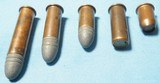 * Antique AMMO 5 CARTRIDGE COLLECTION 32 RIMFIRE RF H - US - U - H - A HEAD STAMPS - 2 of 4