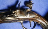 * Antique 18th CENTURYENGLISH FLINTLOCK POCKET PISTOL LEFT HAND LOCK - 4 of 18