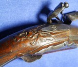 * Antique 18th CENTURYENGLISH FLINTLOCK POCKET PISTOL LEFT HAND LOCK - 16 of 18
