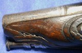 * Antique 18th CENTURYENGLISH FLINTLOCK POCKET PISTOL LEFT HAND LOCK - 9 of 18