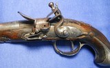 * Antique 18th CENTURYENGLISH FLINTLOCK POCKET PISTOL LEFT HAND LOCK - 7 of 18