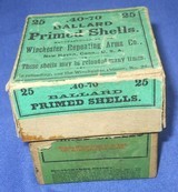 * Antique AMMO WINCHESTER 40-70 BALLARD PRIMED SHELLS - 5 of 8