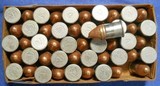 * Vintage AMMO NAVY ARMS .41 RF RIMFIRE NICKLE & COPPER FULL BOX - 2 of 4