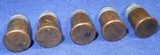 * Antique AMMO EARLY WINCHESTER .41 RF RIMFIRE SHORT 5 CARTRIDGES NO HEAD STAMP - 4 of 5