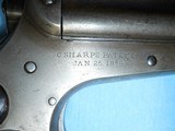 Antique SHARPS & HANKINS 3C DERRINGER PEPPERBOX 32 RF PISTOL - 9 of 14