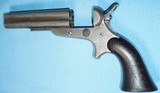 Antique SHARPS & HANKINS 3C DERRINGER PEPPERBOX 32 RF PISTOL - 4 of 14