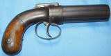 ALLEN & WHEELOCK PEPPER BOX PERCUSSION PISTOL .31 CAL 6 SHOT - 5 of 11