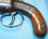 ALLEN & WHEELOCK PEPPER BOX PERCUSSION PISTOL .31 CAL 6 SHOT - 10 of 11