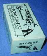 Vintage AMMO 32 RF RIMFIRE NAVY ARMS FULL BOX 50 - 3 of 5