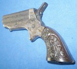 * Antique 1859 C. SHARPS 1A DERRINGER 4 SHOT .22 PEPPERBOX - 5 of 17