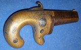 * Antique 1863 MOORES PAT. NATIONAL ARMS Co. No 1 DERRINGER .41 RF COLT PURCHASE - 4 of 15