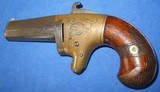 * Antique No. 2 NATIONAL ARMS DERRINGER 41 RF BRASS FRAME COLT PURCHASE 1870 - 1 of 7