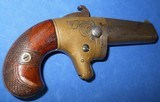 * Antique No. 2 NATIONAL ARMS DERRINGER 41 RF BRASS FRAME COLT PURCHASE 1870 - 3 of 7