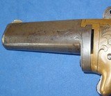 * Antique No. 2 NATIONAL ARMS DERRINGER 41 RF BRASS FRAME COLT PURCHASE 1870 - 2 of 7