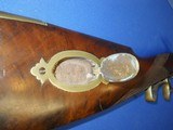 * Antique DIESINGER PA. PERCUSSION HALF STOCK SPORTING RIFLE .44 CAL - 9 of 20