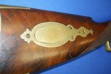 * Antique DIESINGER PA. PERCUSSION HALF STOCK SPORTING RIFLE .44 CAL - 8 of 20
