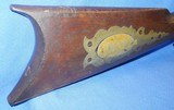 * Antique J. HENRY & SON, PA PERCUSSION HALF STOCK SPORTING RIFLE - 5 of 20