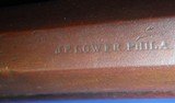 * Antique J.P. LOWER, PHILIA PERCUSSION HALF STOCK SPORTING RIFLE - 16 of 19