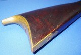 * Antique J.P. LOWER, PHILIA PERCUSSION HALF STOCK SPORTING RIFLE - 8 of 19