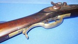 * Antique J.P. LOWER, PHILIA PERCUSSION HALF STOCK SPORTING RIFLE - 9 of 19