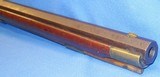 * Antique JAMES GOLCHER PA FULL STOCK PERCUSSION SPORTING RIFLE 50 CAL - 7 of 20