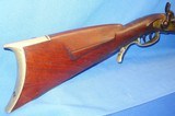 * Antique JAMES GOLCHER PA FULL STOCK PERCUSSION SPORTING RIFLE 50 CAL - 4 of 20
