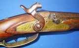 * Antique JAMES GOLCHER PA FULL STOCK PERCUSSION SPORTING RIFLE 50 CAL - 13 of 20