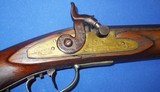 * Antique JAMES GOLCHER PA FULL STOCK PERCUSSION SPORTING RIFLE 50 CAL - 11 of 20