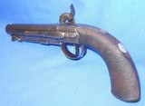 * Antique 1840 ENGLISH PERCUSSION BELT PISTOL 54 CAL HIGH QUALITY - 4 of 22