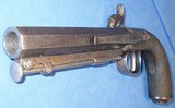 * Antique 1840 ENGLISH PERCUSSION BELT PISTOL 54 CAL HIGH QUALITY - 5 of 22