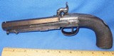 * Antique 1840 ENGLISH PERCUSSION BELT PISTOL 54 CAL HIGH QUALITY - 1 of 22