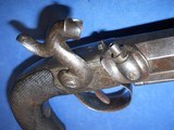 * Antique 1840 ENGLISH PERCUSSION BELT PISTOL 54 CAL HIGH QUALITY - 19 of 22