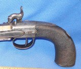 * Antique 1840 ENGLISH PERCUSSION BELT PISTOL 54 CAL HIGH QUALITY - 2 of 22