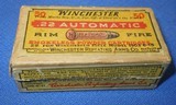 * Antique AMMO 03 WINCHESTER 1903 SEMI-AUTO RIFLE PERIOD FULL BOX 50 - 2 of 5