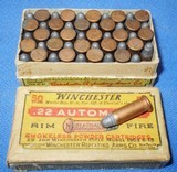 * Antique AMMO 03 WINCHESTER 1903 SEMI-AUTO RIFLE PERIOD FULL BOX 50 - 1 of 5